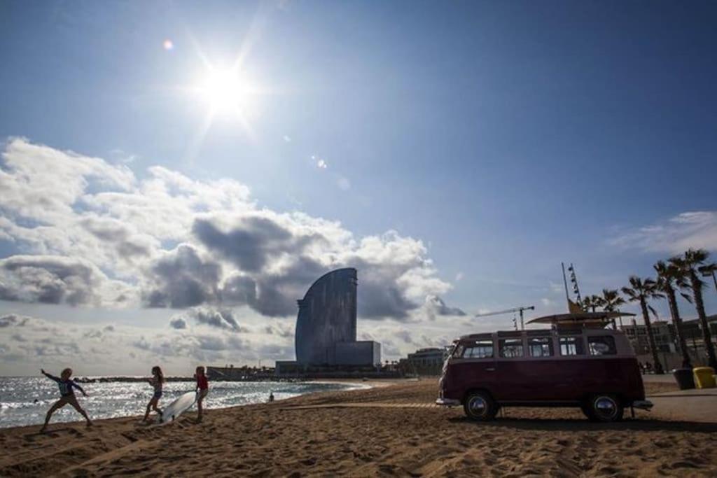 Lovely & Bright Vila Olimpica Beach Apartment Barcelona Exterior photo